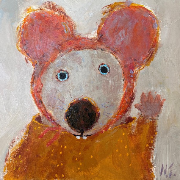 'Happy Mouse' by artist Natalia Shaloshvili
